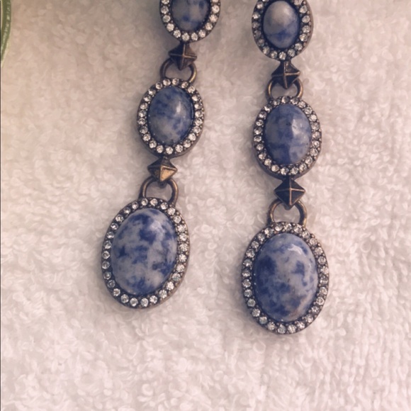 Blue earrings - Picture 3 of 5
